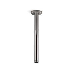 Statement 12" ceiling-mount single-function rainhead arm and flange - K-26321-TT