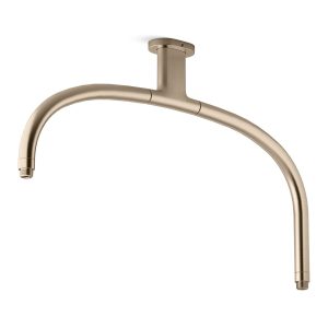 Statement Ceiling-mount single-function dual rainhead arm - K-26305-BV