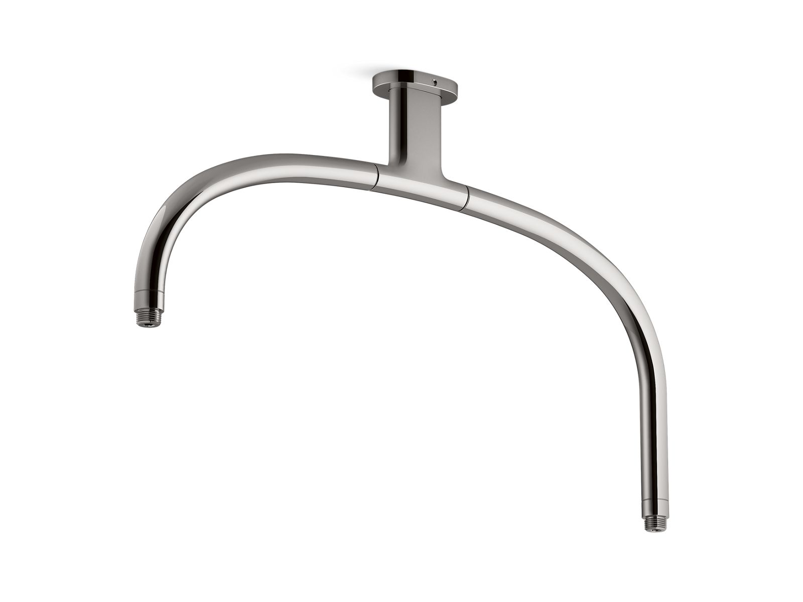 Statement Ceiling-mount single-function dual rainhead arm - K-26305-TT