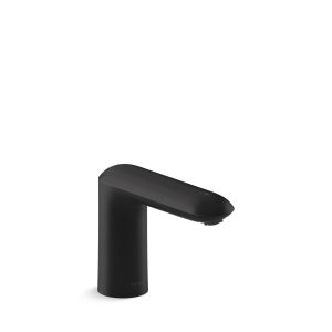 Kumin Touchless faucet with Kinesis sensor technology and temperature mixer, AC-powered - K-103K37-SANA-BL