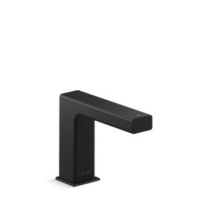 Strayt Touchless faucet with Kinesis sensor technology and temperature mixer, AC-powered - K-103S37-SANA-BL