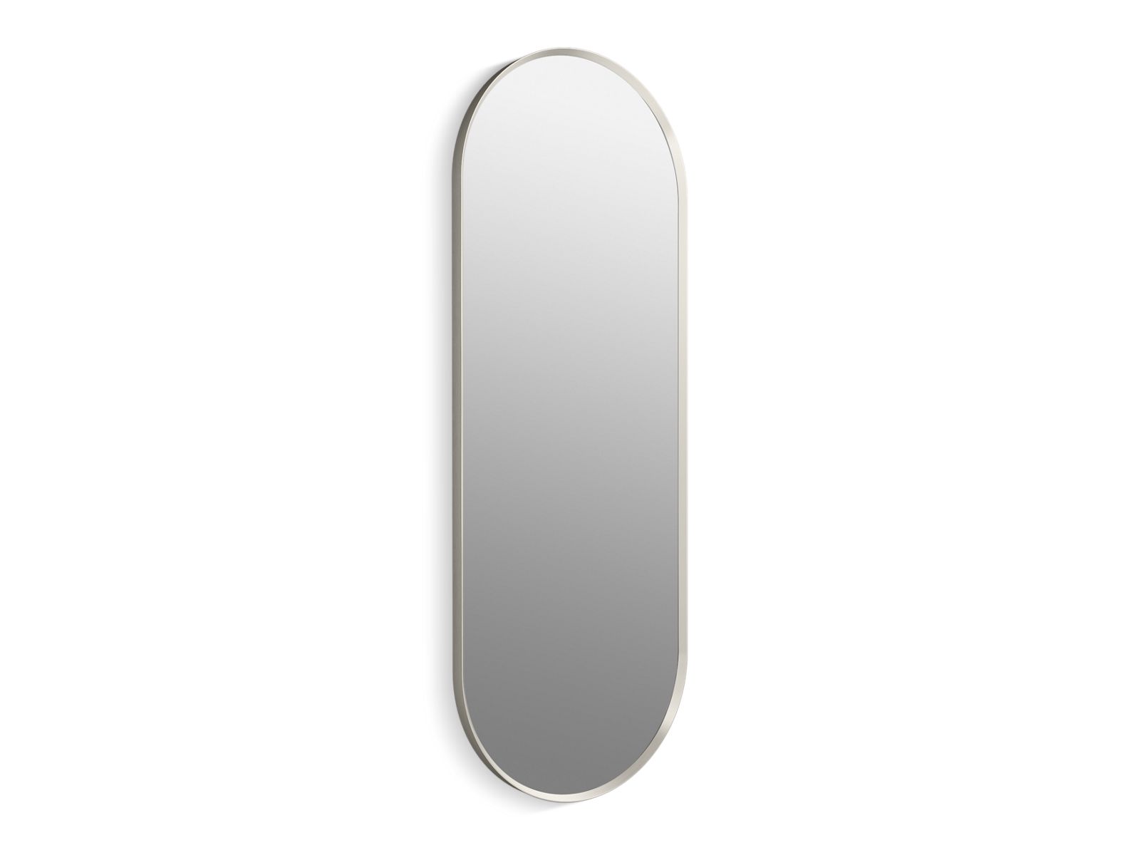 Essential 22" x 60" capsule framed mirror - K-31373-BNL