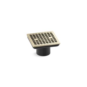 Clearflo Square brass tile-in shower drain (drain body not included) - K-22665-AF