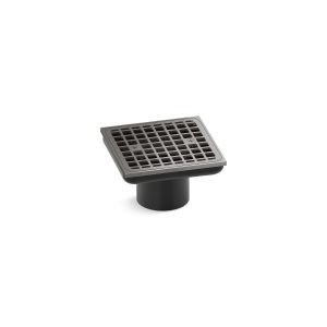 Clearflo Square brass tile-in shower drain (drain body not included) - K-22665-TT