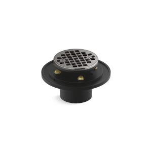 Clearflo Round brass tile-in shower drain - K-22671-TT