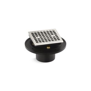 Clearflo Square brass tile-in shower drain - K-22673-SN