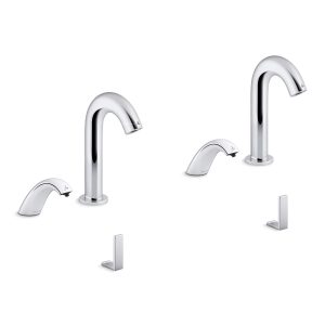 Oblo Curve Touchless lavatory faucets and soap dispensers for Constellation lavatory system, 0.5 gpm - K-181032-BB1-CP