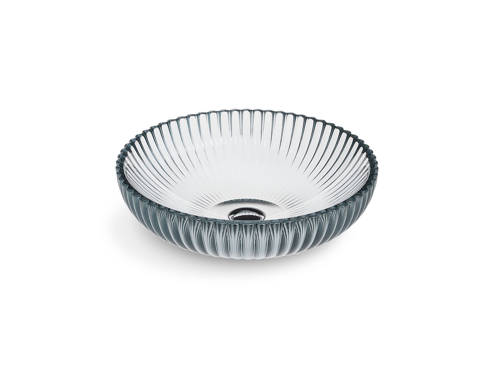 Salute 15" round vessel bathroom sink, no overflow - K-28824-B11