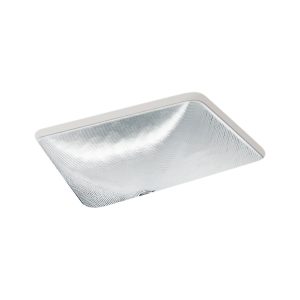 Yepsen 20" rectangular undermount bathroom sink, no overflow - K-28823-B11