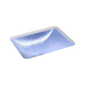 Yepsen 20" rectangular undermount bathroom sink, no overflow - K-28823-TG6