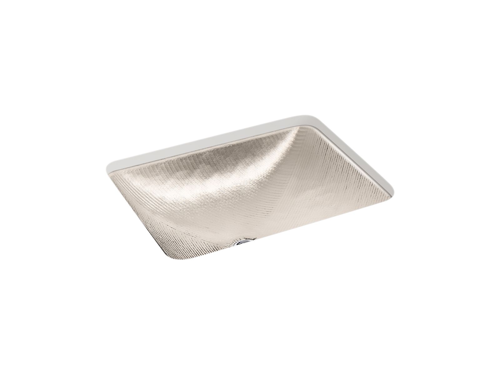 Yepsen 20" rectangular undermount bathroom sink, no overflow - K-28823-TG3