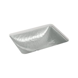 Yepsen 20" rectangular undermount bathroom sink, no overflow - K-28823-G8-B11