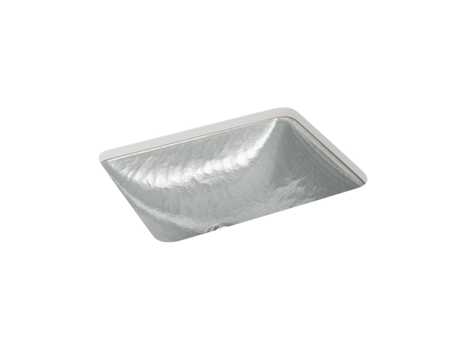 Yepsen 20" rectangular undermount bathroom sink, no overflow - K-28823-G8-B11