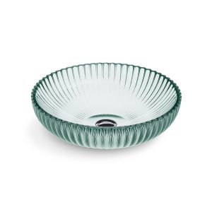 Salute 15" round vessel bathroom sink, no overflow - K-28824-TG2