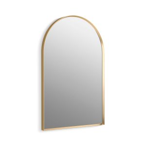 Essential 24" x 36" arched framed mirror - K-30637-BGL