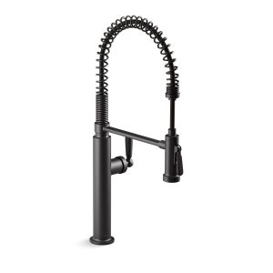 Edalyn by Studio McGee Semi-professional kitchen sink faucet with two-function sprayhead - K-28360-BL