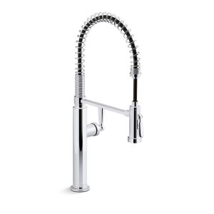 Edalyn by Studio McGee Semi-professional kitchen sink faucet with two-function sprayhead - K-28360-CP