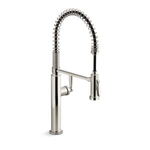 Edalyn by Studio McGee Semi-professional kitchen sink faucet with two-function sprayhead - K-28360-SN