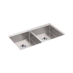 Strive 32" undermount double-bowl kitchen sink - K-33160-NA