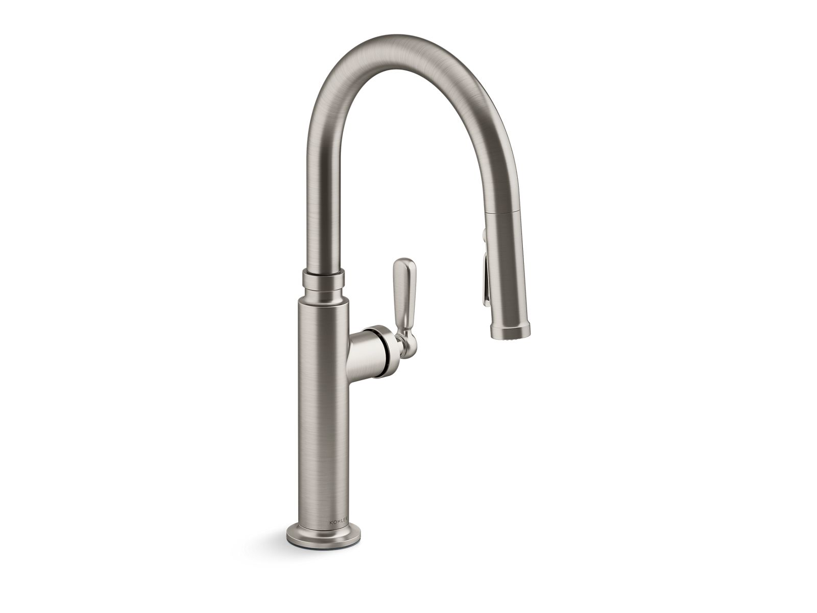 Edalyn by Studio McGee Pull-down kitchen sink faucet with three-function sprayhead - K-28358-VS