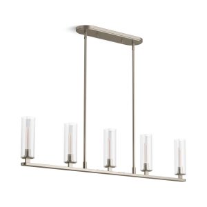 Crue 45" linear chandelier - K-35877-CH05-BNL