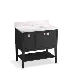 Seagrove by Studio McGee 36" bathroom vanity cabinet with sink and quartz top - K-35026-DWG