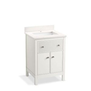 Malin by Studio McGee 24" bathroom vanity cabinet with sink and quartz top - K-35018-0