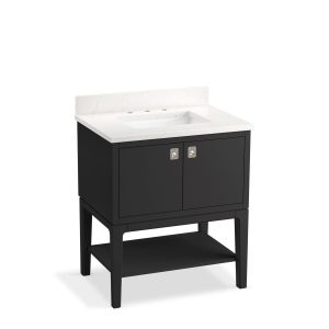 Seagrove by Studio McGee 30" bathroom vanity cabinet with sink and quartz top - K-35025-DWG
