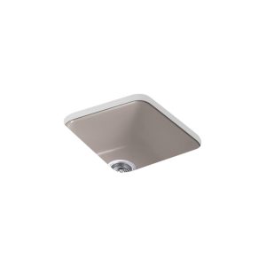 Iron/Tones 17" top-/undermount single-bowl bar sink - K-6584-TRF