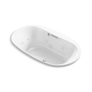 Underscore 71-1/2" x 41-1/2" drop-in Heated BubbleMassage air bath with whirlpool - K-5718-XHGH-0