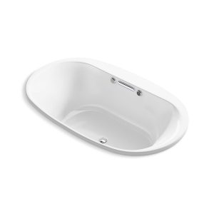 Underscore 71-1/2" x 41-1/2" drop-in Heated BubbleMassage air bath with Bask heated surface - K-5718-GHW-0