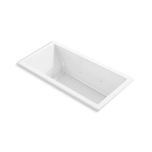 Underscore 60" x 30" drop-in heated whirlpool bath - K-1167-JH-0
