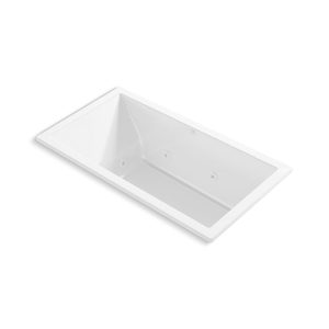 Underscore 60" x 32" drop-in heated whirlpool bath - K-1168-JH-0