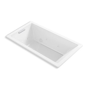 Underscore 66" x 36" drop-in heated whirlpool bath - K-1173-JH-0