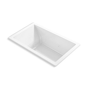 Underscore 60" x 36" drop-in heated whirlpool bath - K-1849-JH-0