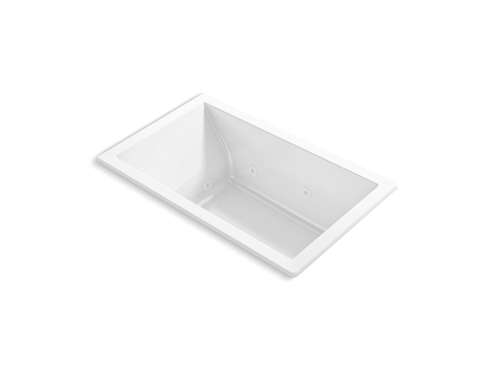 Underscore 60" x 36" drop-in heated whirlpool bath - K-1849-JH-0
