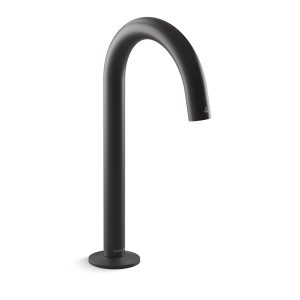 Components Touchless single-hole lavatory faucet with Kinesis sensor technology, Tube design, 0.5 gpm - K-103MT86-SANA-BL