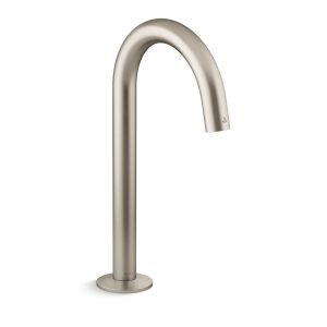 Components Touchless single-hole lavatory faucet with Kinesis sensor technology, Tube design, 0.5 gpm - K-103MT86-SANA-BN