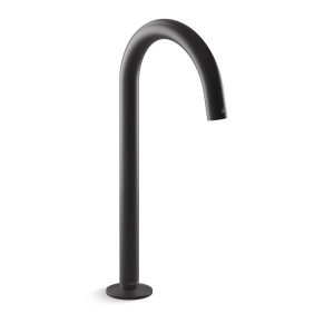 Components Touchless single-hole lavatory faucet with Kinesis sensor technology, Tube design, 0.5 gpm - K-103MT96-SANA-BL