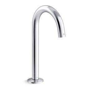 Components Touchless lavatory faucet with Kinesis sensor technology, Tube design, DC-powered, 0.5 gpm - K-104MT86-SANA-CP