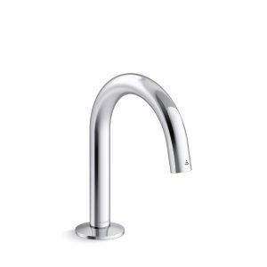 Components Touchless single-hole lavatory faucet with Kinesis sensor technology, Tube design, 0.26 gpm - K-103MT76-SAYA-CP