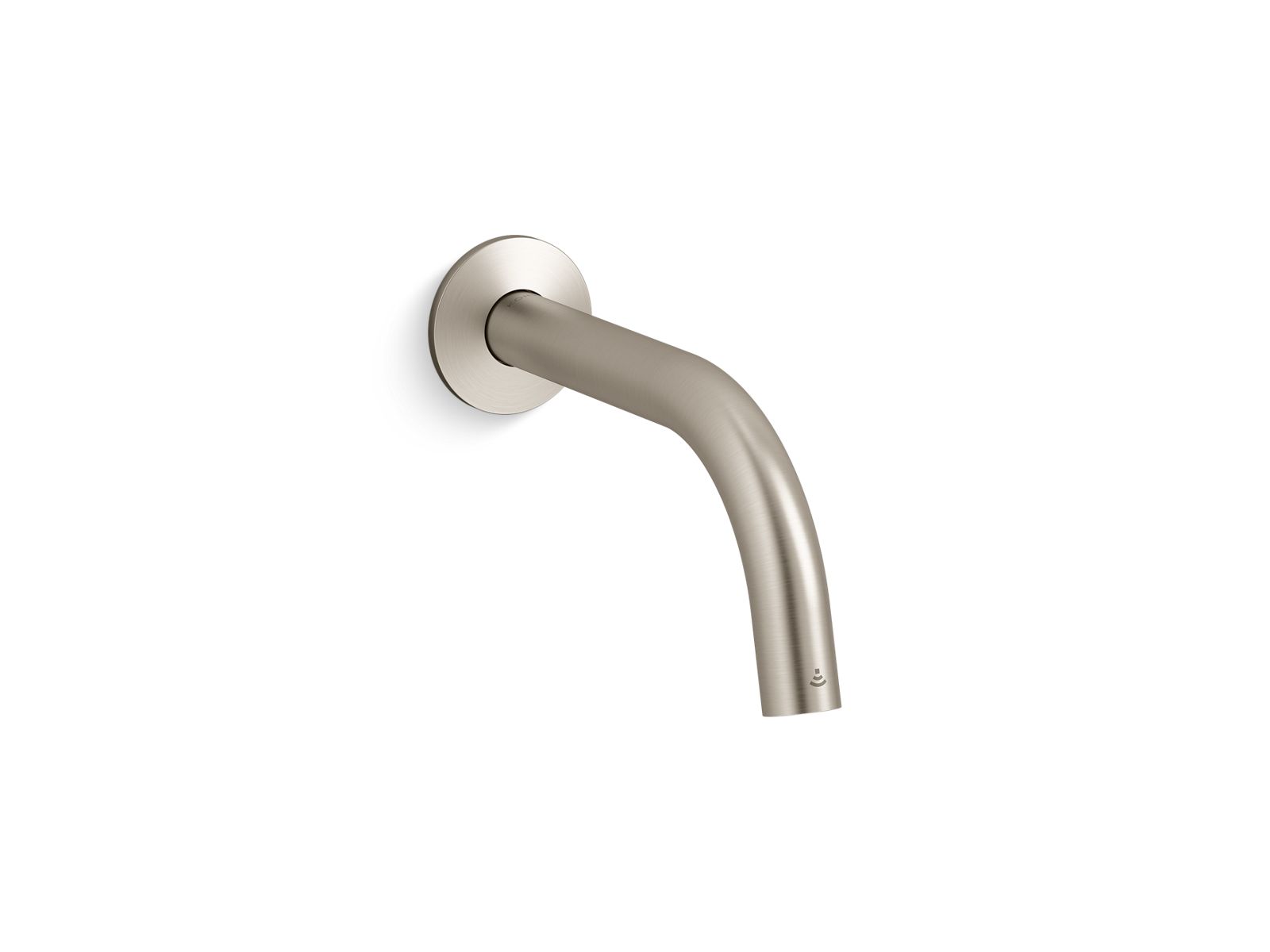 Components Touchless wall-mount lavatory faucet with Kinesis sensor technology, Tube design, AC-powered, 0.5 gpm - K-123MT16-SANA-BN