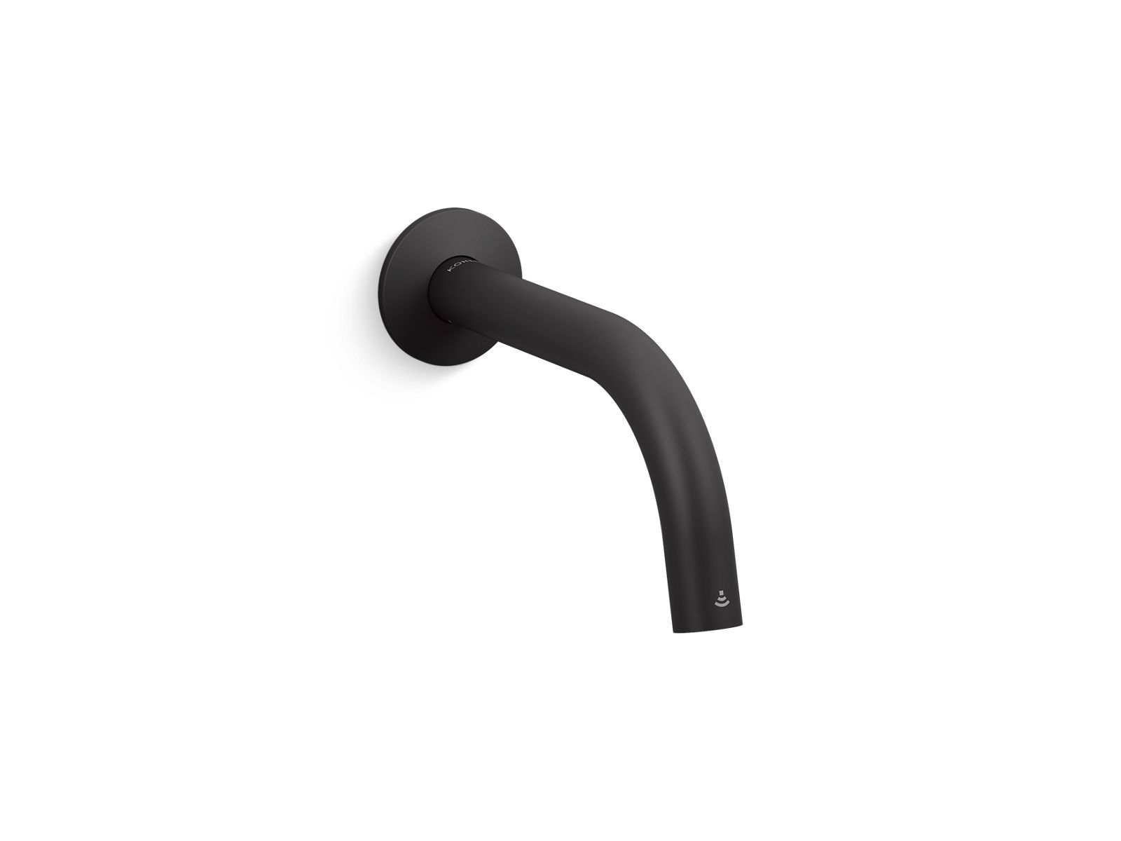 Components Touchless wall-mount lavatory faucet with Kinesis sensor technology, Tube design, AC-powered, 0.5 gpm - K-123MT16-SANA-BL