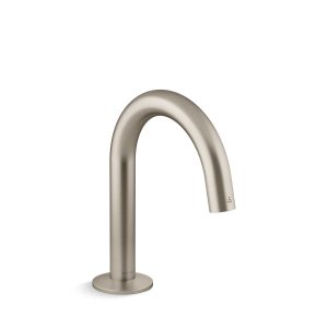 Components Touchless single-hole lavatory faucet with Kinesis sensor technology, Tube design, 0.5 gpm - K-103MT76-SANA-BN