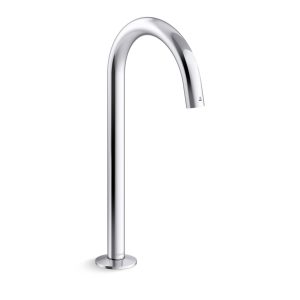 Components Touchless single-hole lavatory faucet with Kinesis sensor technology, Tube design, 0.35 gpm - K-103MT96-SATA-CP