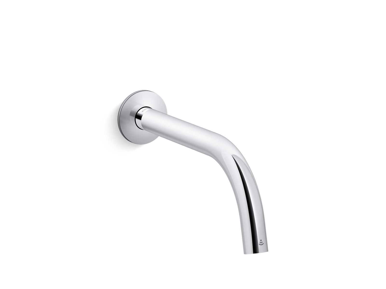 Components Touchless wall-mount lavatory faucet with Kinesis sensor technology, Tube design, HES-powered, 0.5 gpm - K-126MT36-SANA-CP