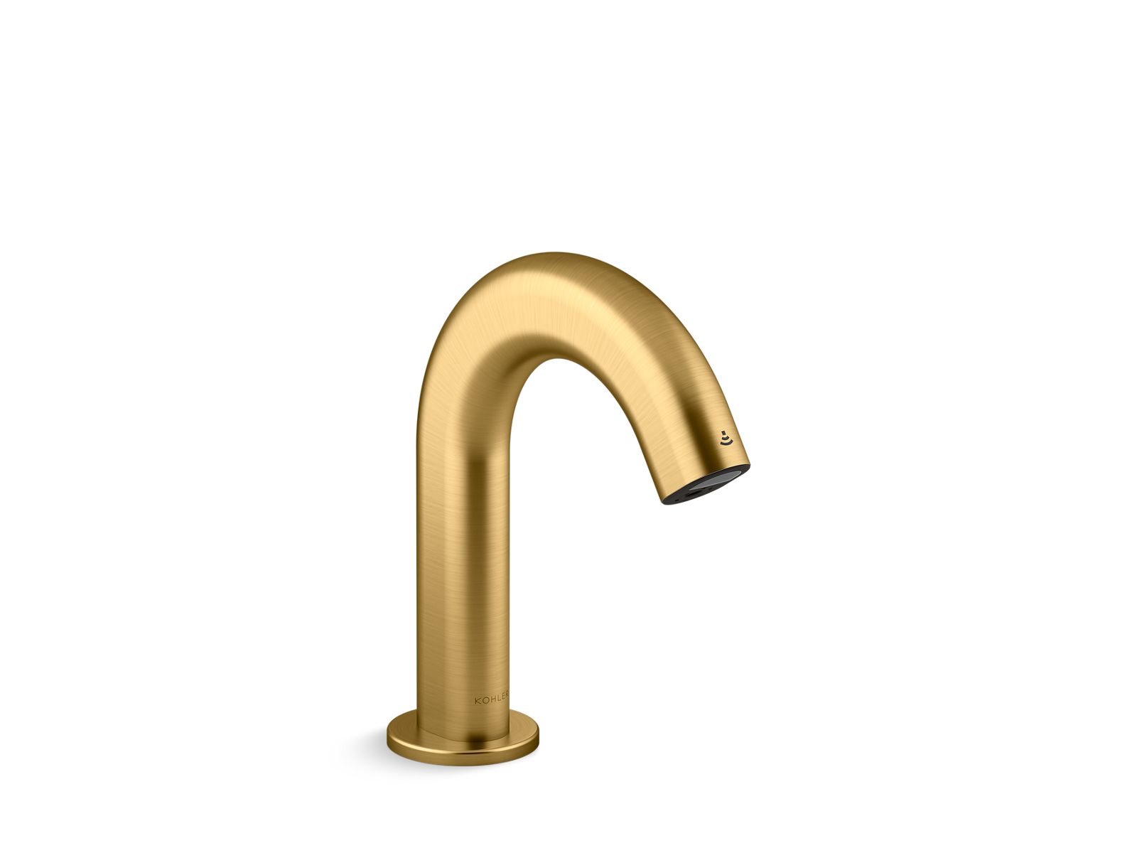 Oblo Touchless single-hole lavatory faucet with Kinesis sensor technology, AC-powered, less drain, 0.5 gpm - K-103BB76-SBNA-2MB