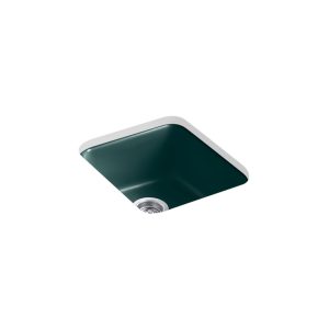 Iron/Tones 17" top-/undermount single-bowl bar sink - K-6584-17