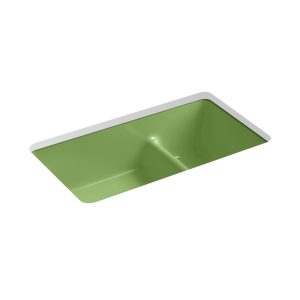 Iron/Tones Smart Divide 33" top-/undermount double-bowl kitchen sink - K-6625-34