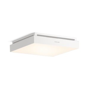 Atmo 13-7/8" x 13-7/8" bathroom exhaust fan with light - K-34455-NA
